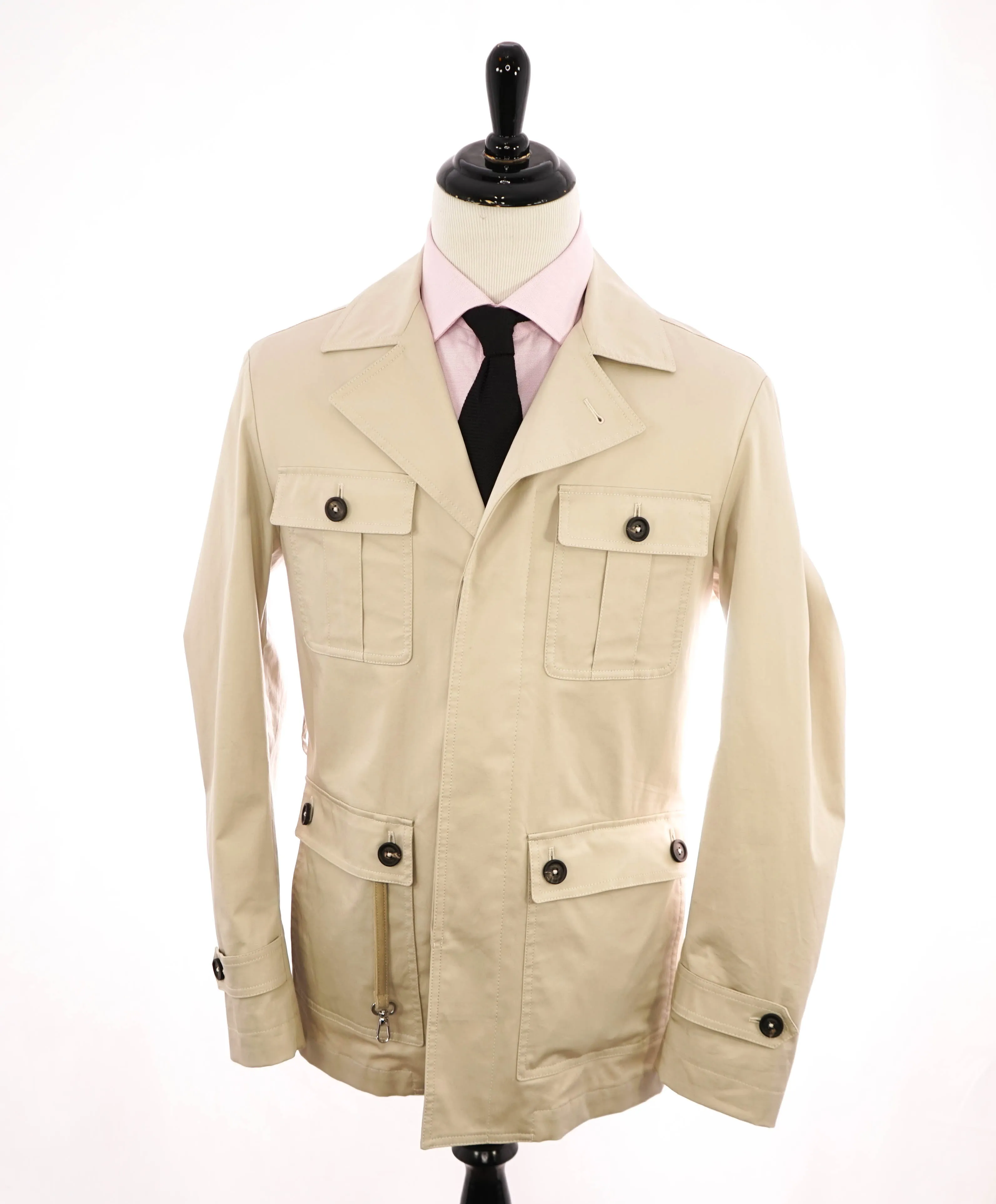 ELEVENTY - Single-Breasted COTTON Safari Cargo Suit - 40R