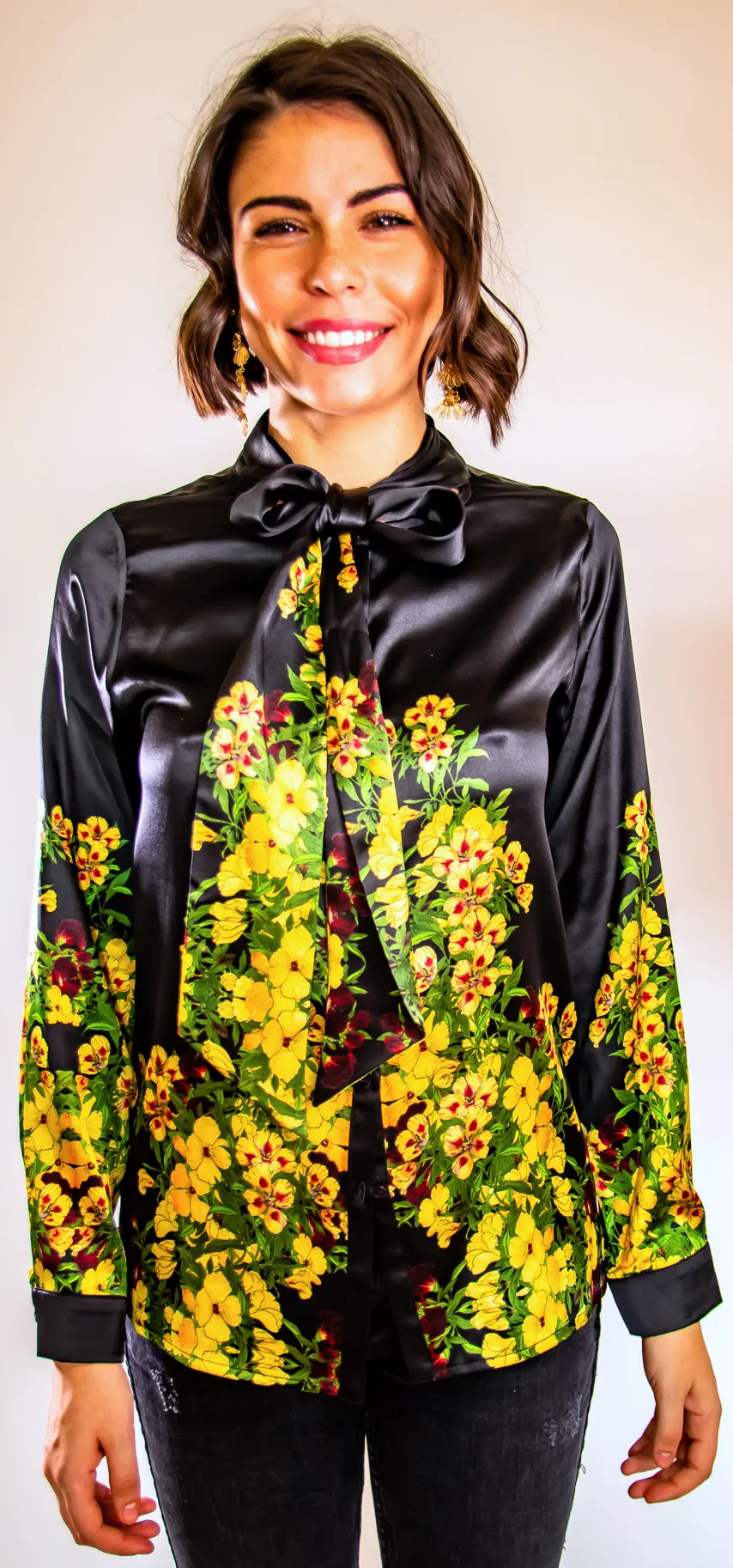 Elixir Charmeuse Silk Blouse