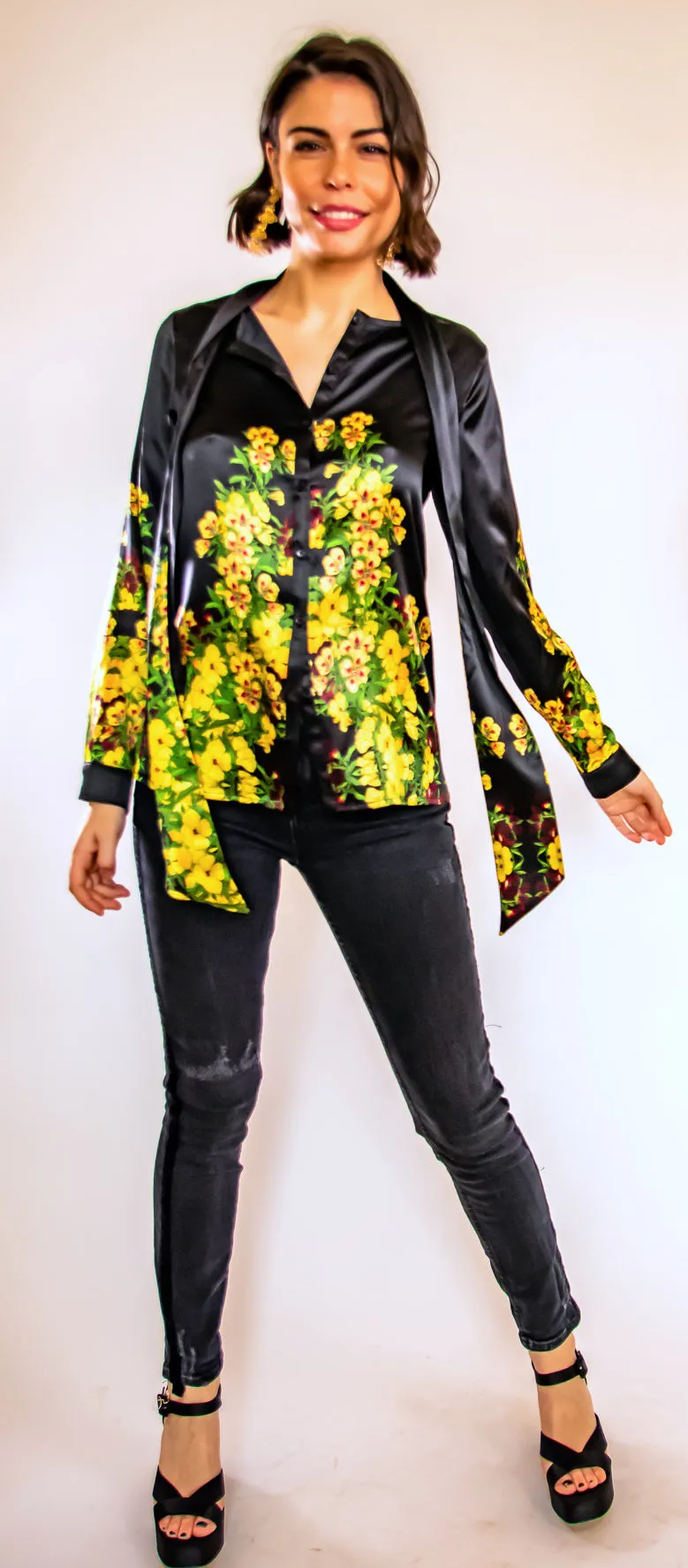 Elixir Charmeuse Silk Blouse