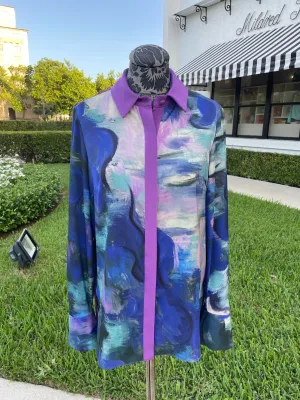 Emmelle Orchid Silk Blouse