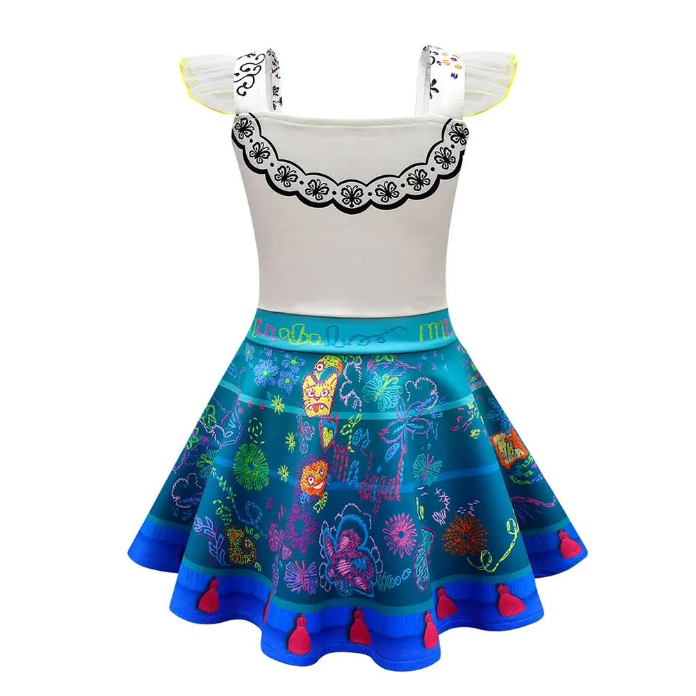 Encanto Mirabel Cosplay Costume Outfits Halloween Carnival Suit