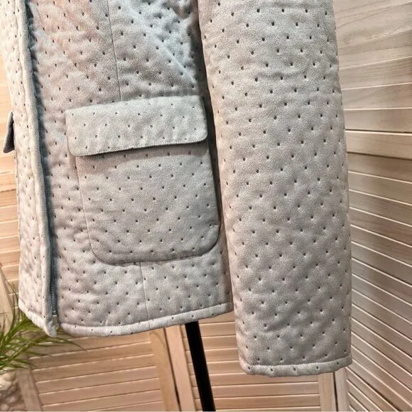 Etcetera Perforated Polka Dot Jacket Etc 8