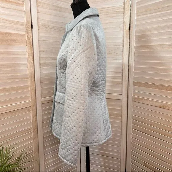Etcetera Perforated Polka Dot Jacket Etc 8