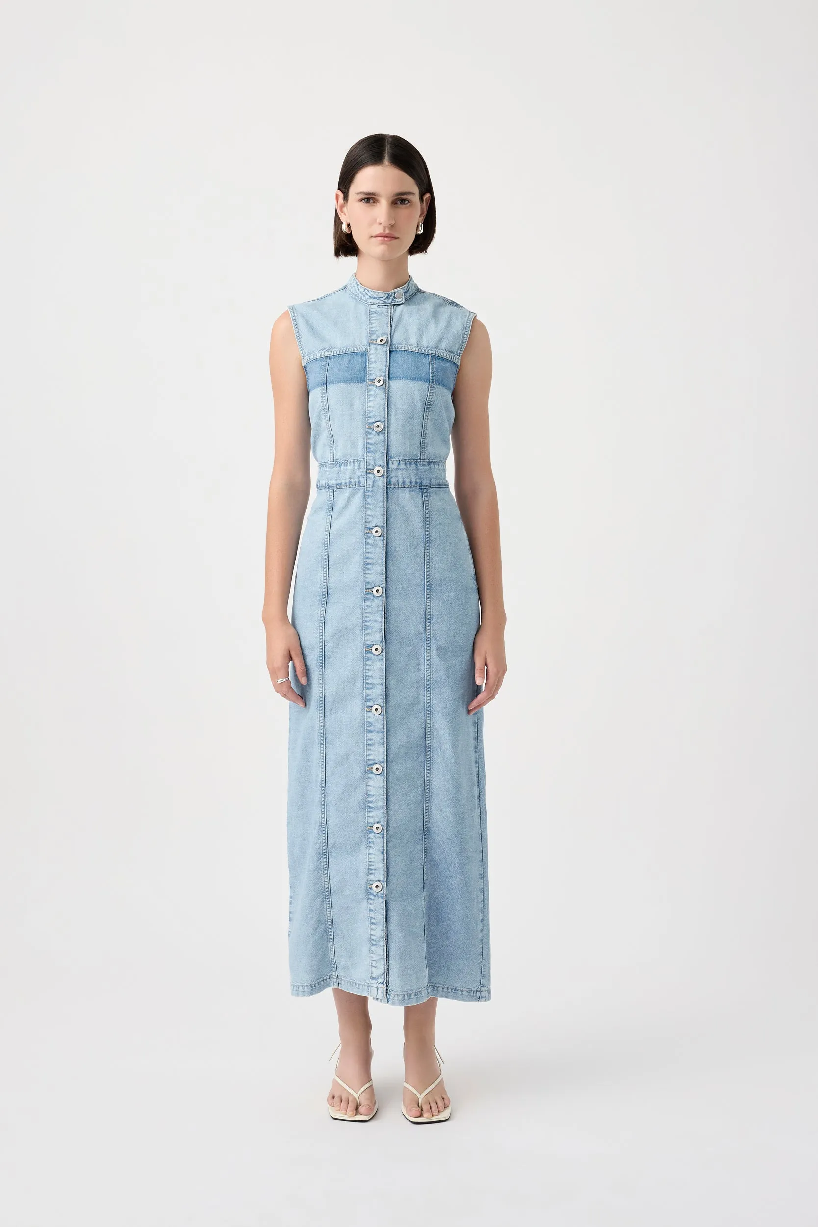 Ethel Dress - Broken Blue
