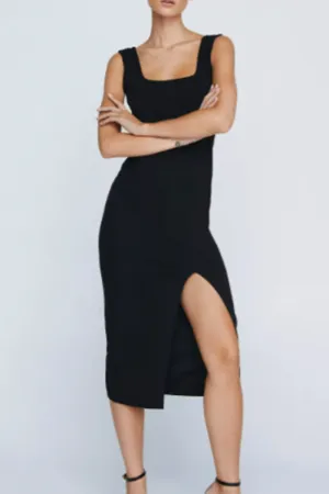Ethereal Elegance Black Dress