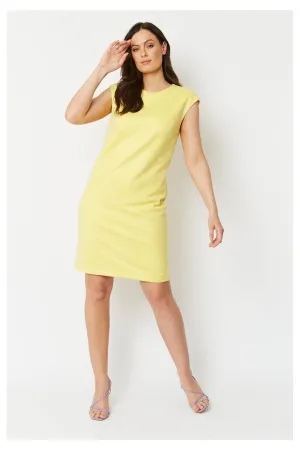 Faux Suede Animal Print Dress