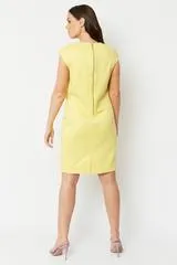 Faux Suede Animal Print Dress