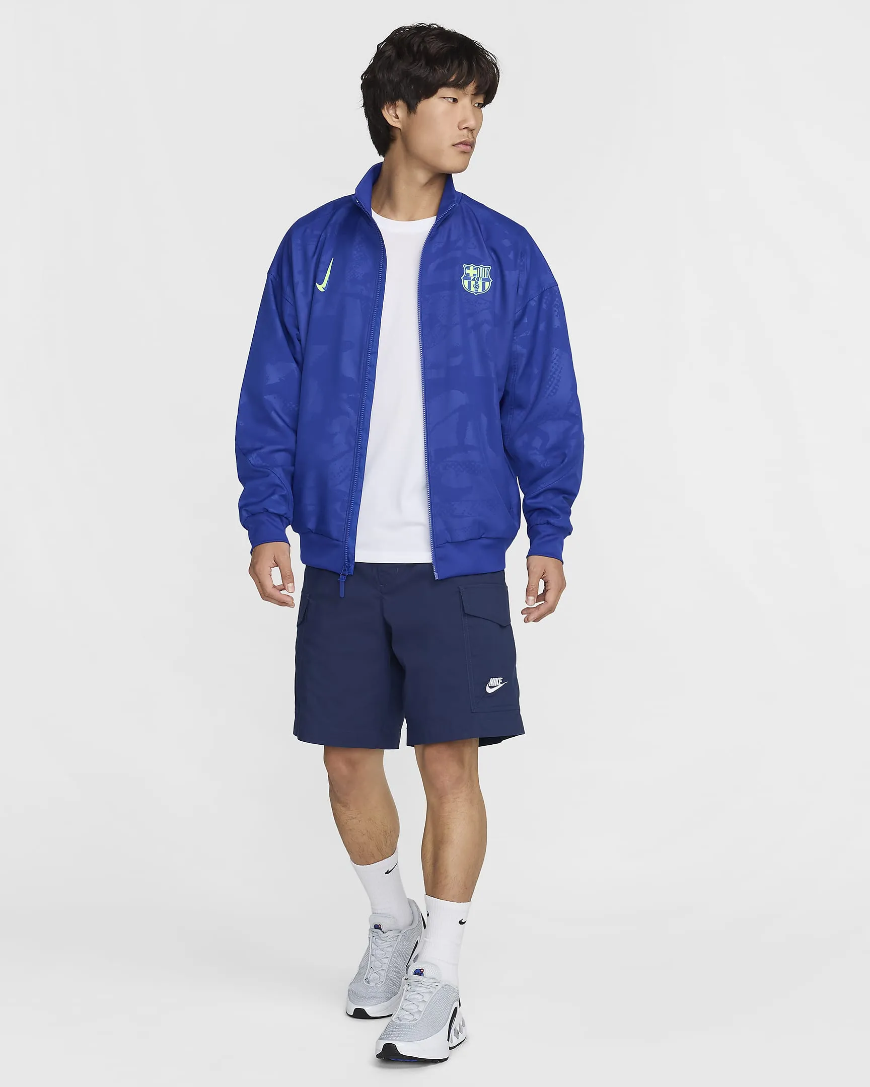 FC Barcelona Strike Third Men's Nike Dri-FIT Soccer Anthem Jacket