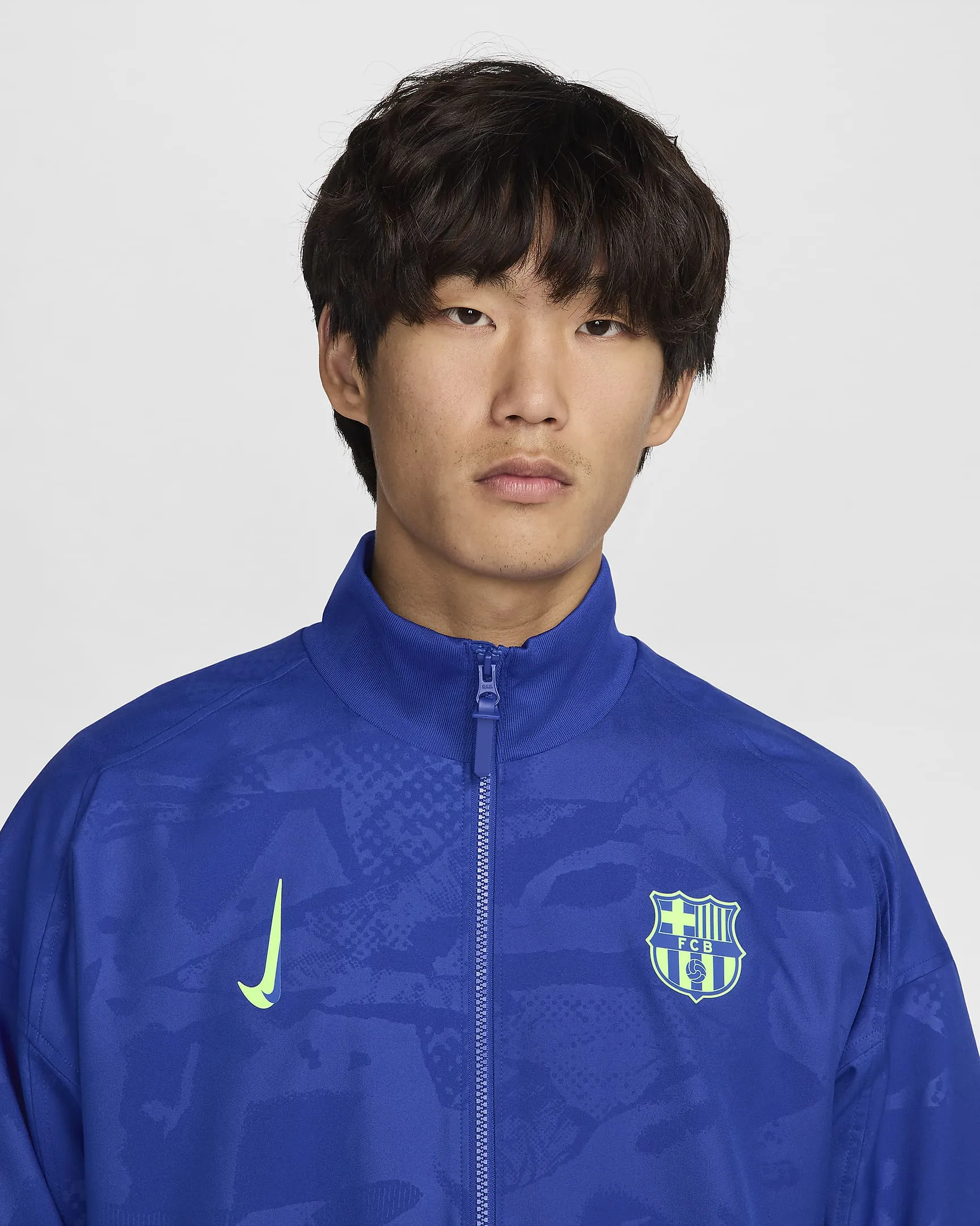 FC Barcelona Strike Third Men's Nike Dri-FIT Soccer Anthem Jacket