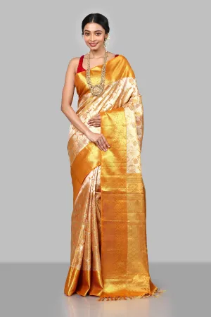 Field of Flowers Kanjiveram Silk Saree