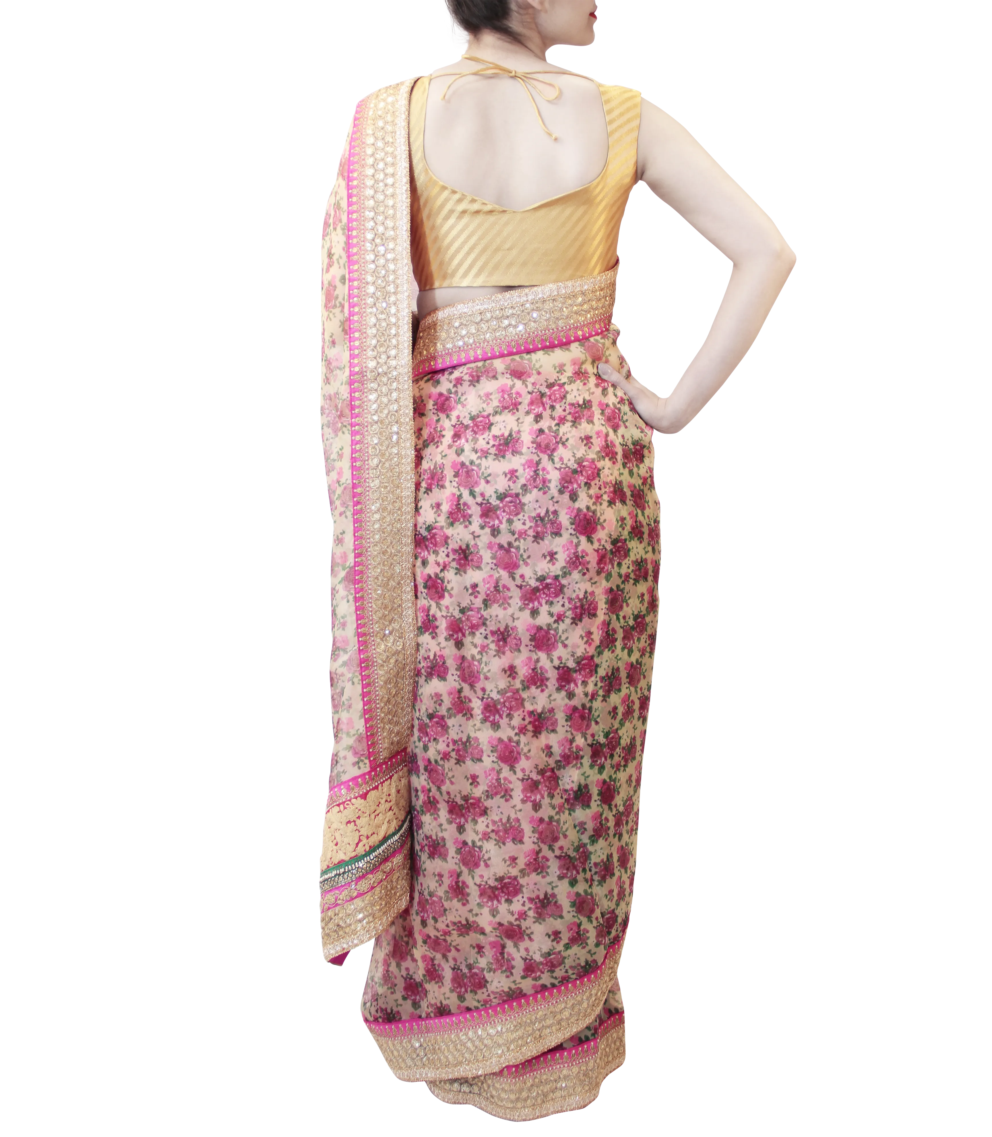 FLORAL SAREE