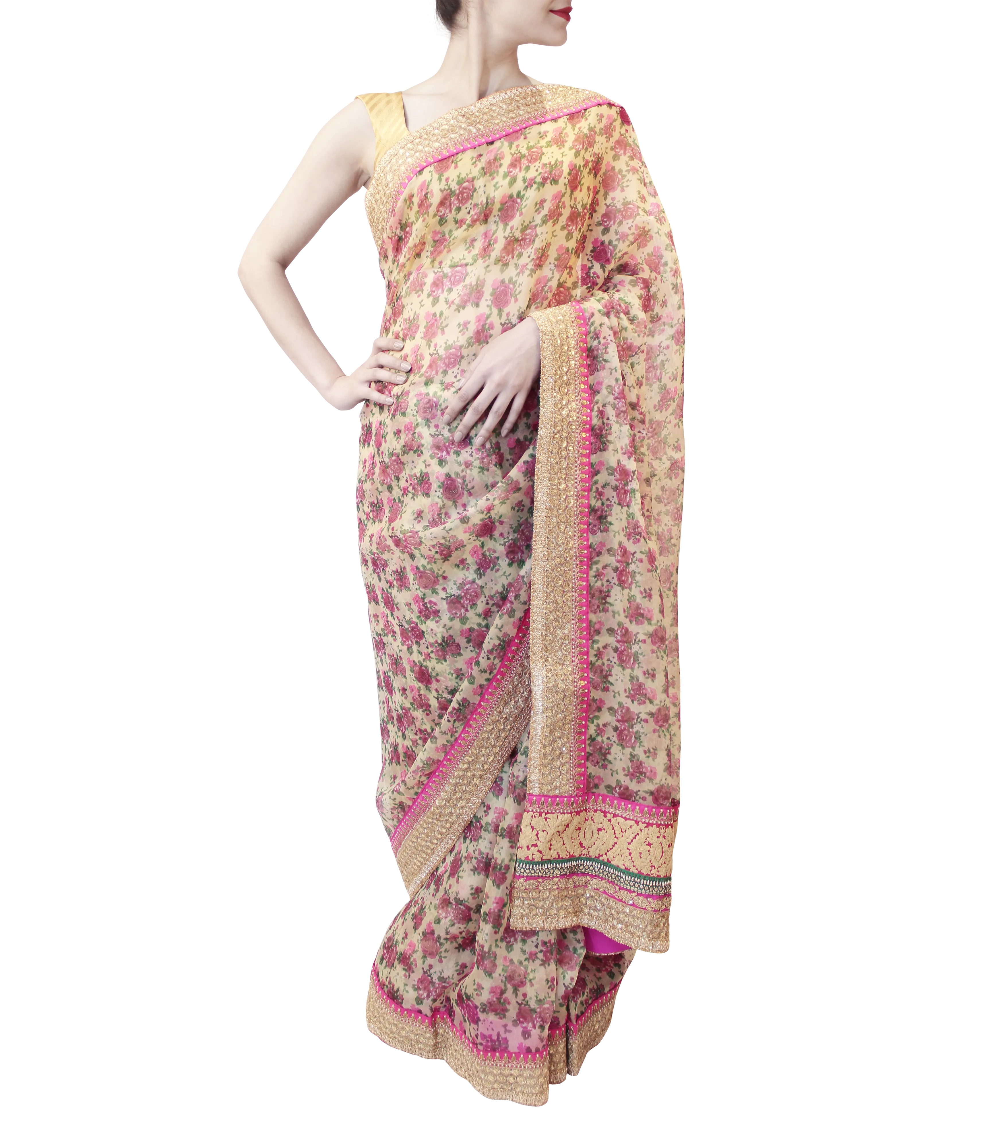 FLORAL SAREE