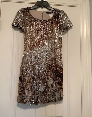 Forever 21 Size 3X Gold/Multi Mother of Bride Dress