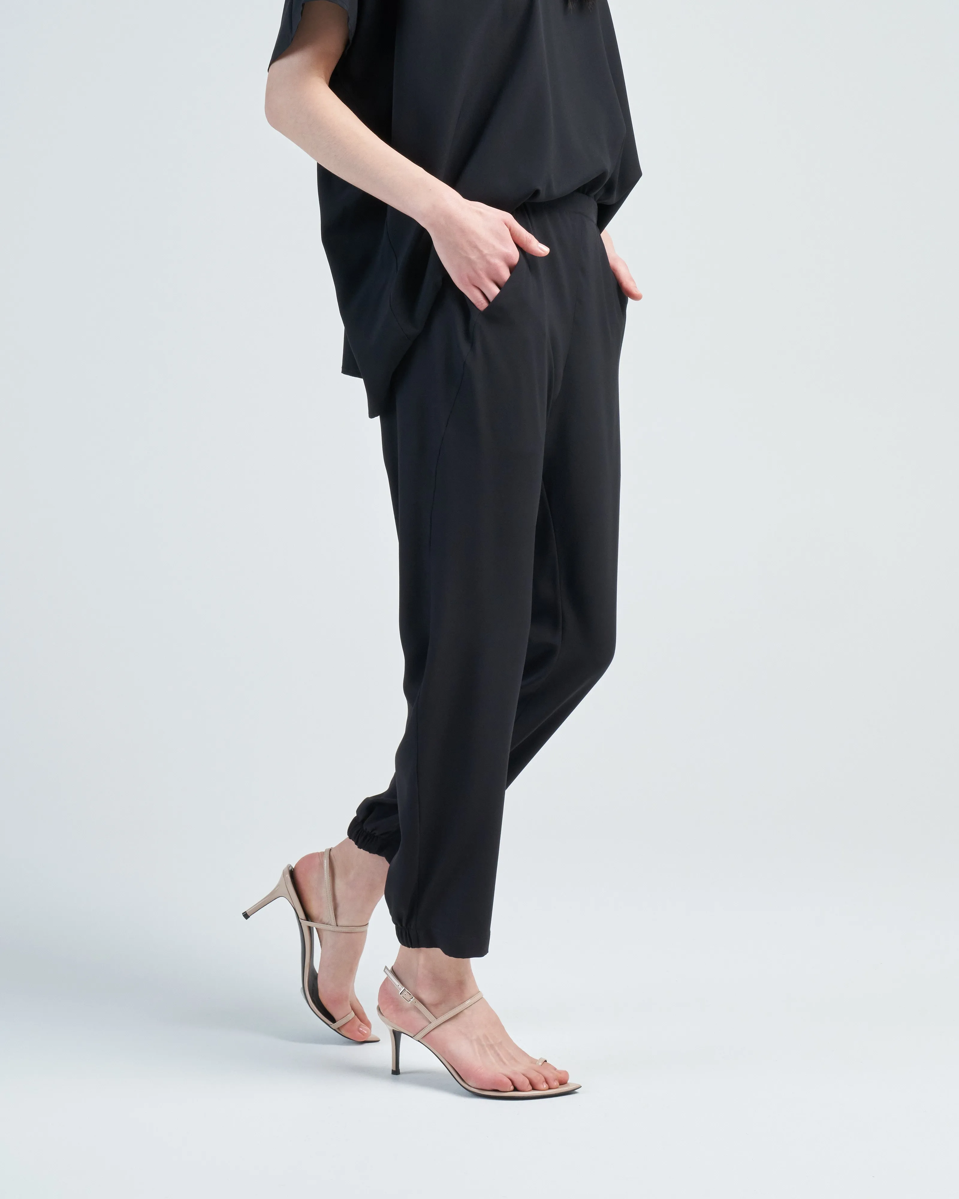 gabi trouser silk charmeuse