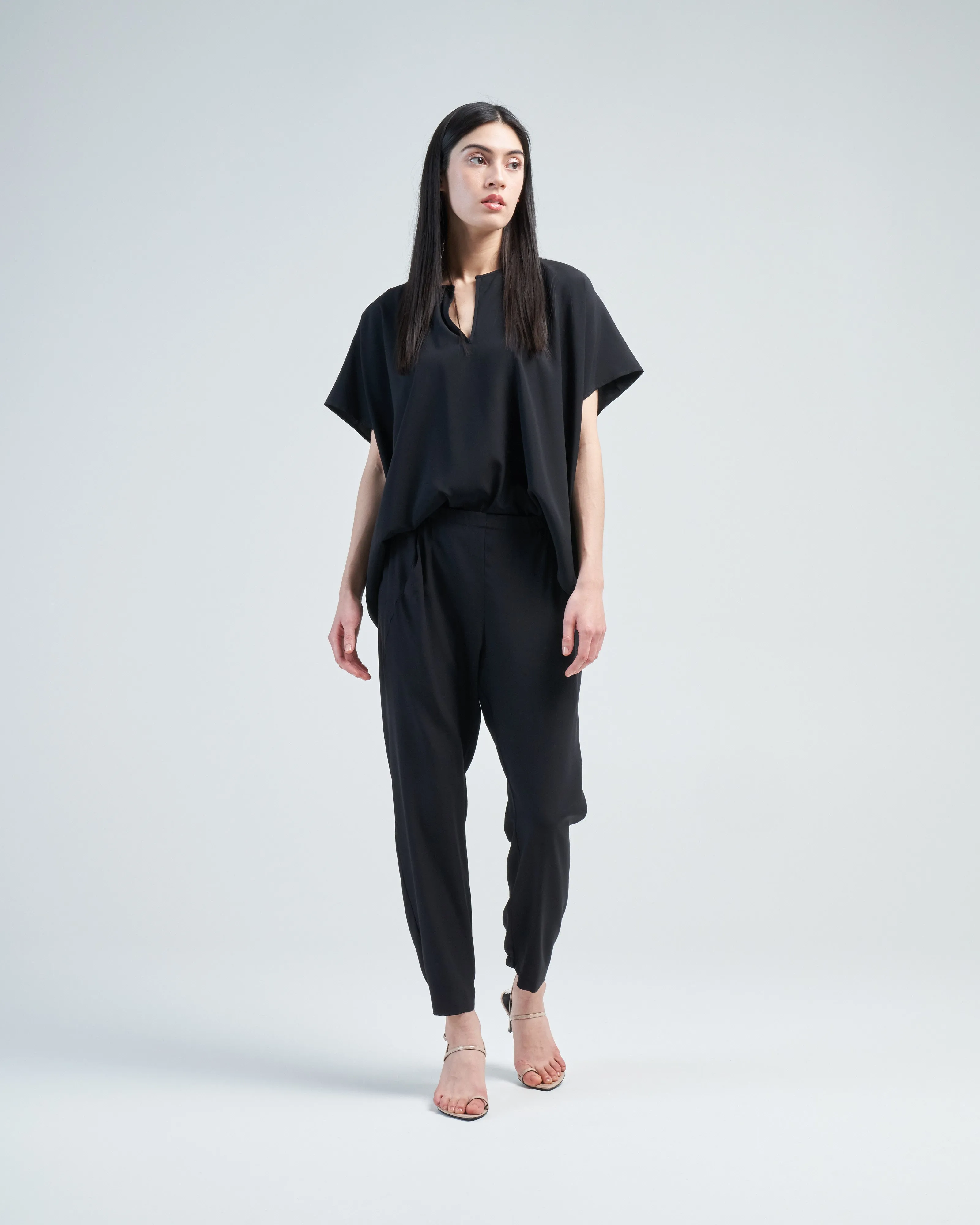 gabi trouser silk charmeuse