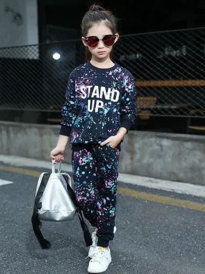 Girls Graffiti "Stand Up" two-piece track suit