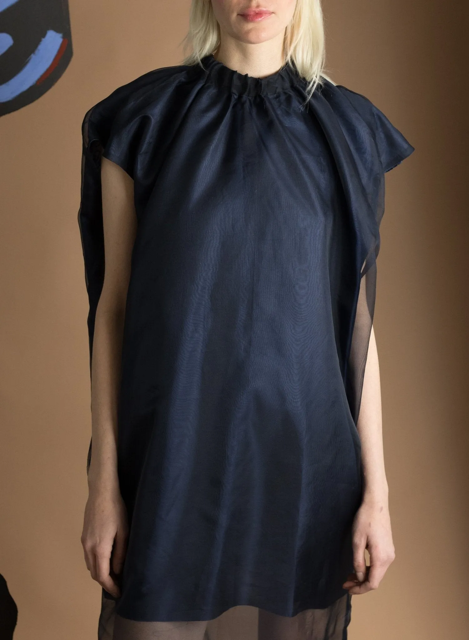 Glamour Shift Dress - Navy