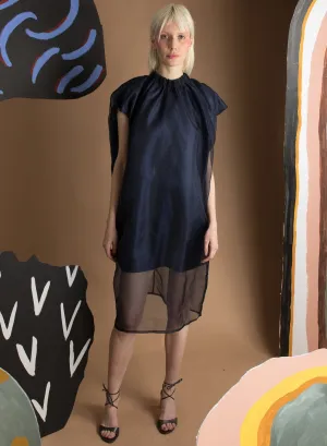 Glamour Shift Dress - Navy