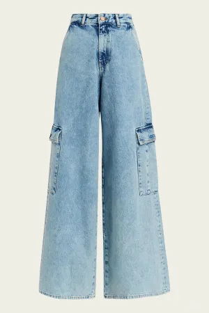 Gnome Wide-Leg Jeans in Blue
