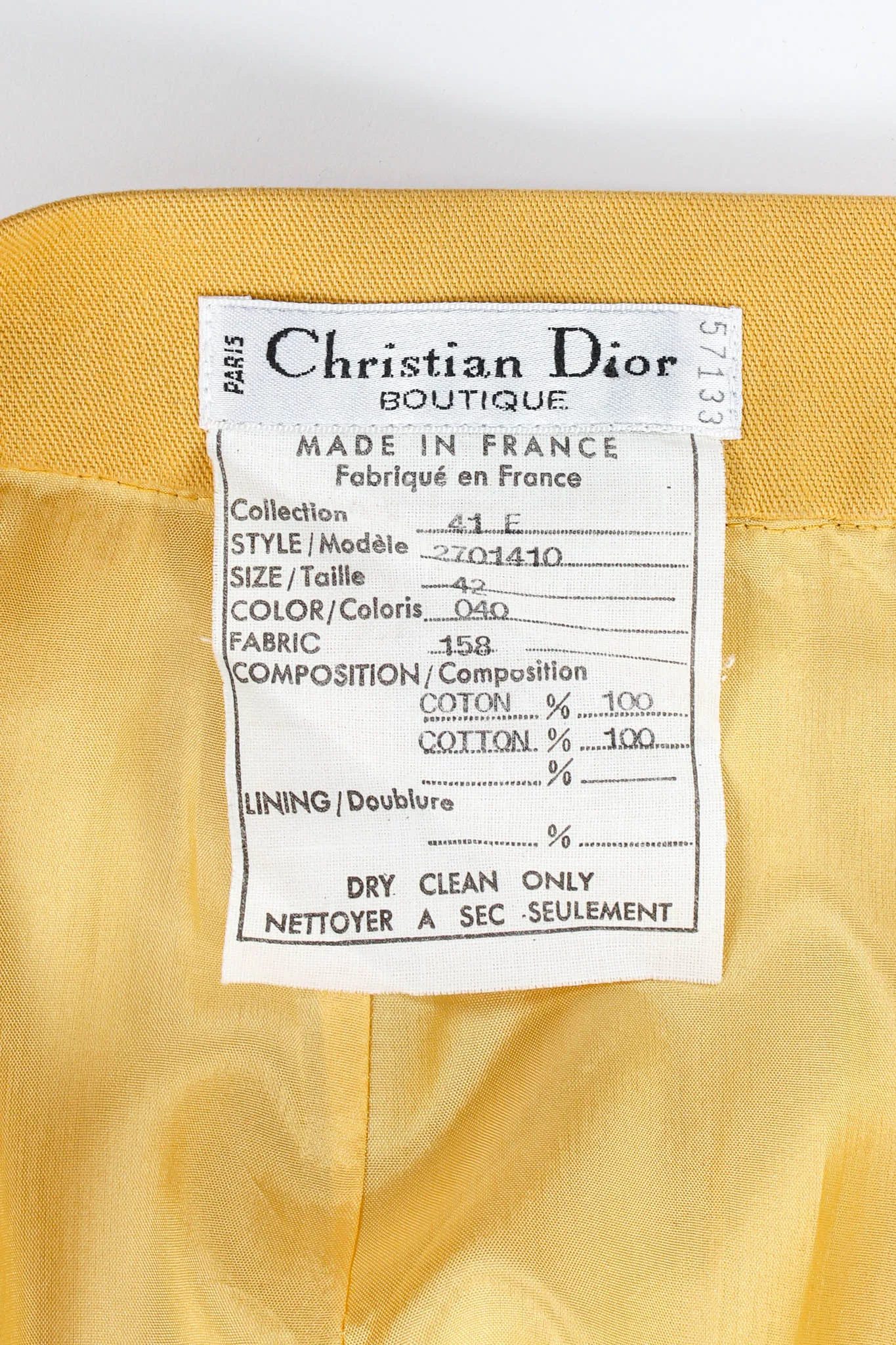 Golden Blazer & Skirt Suit Set