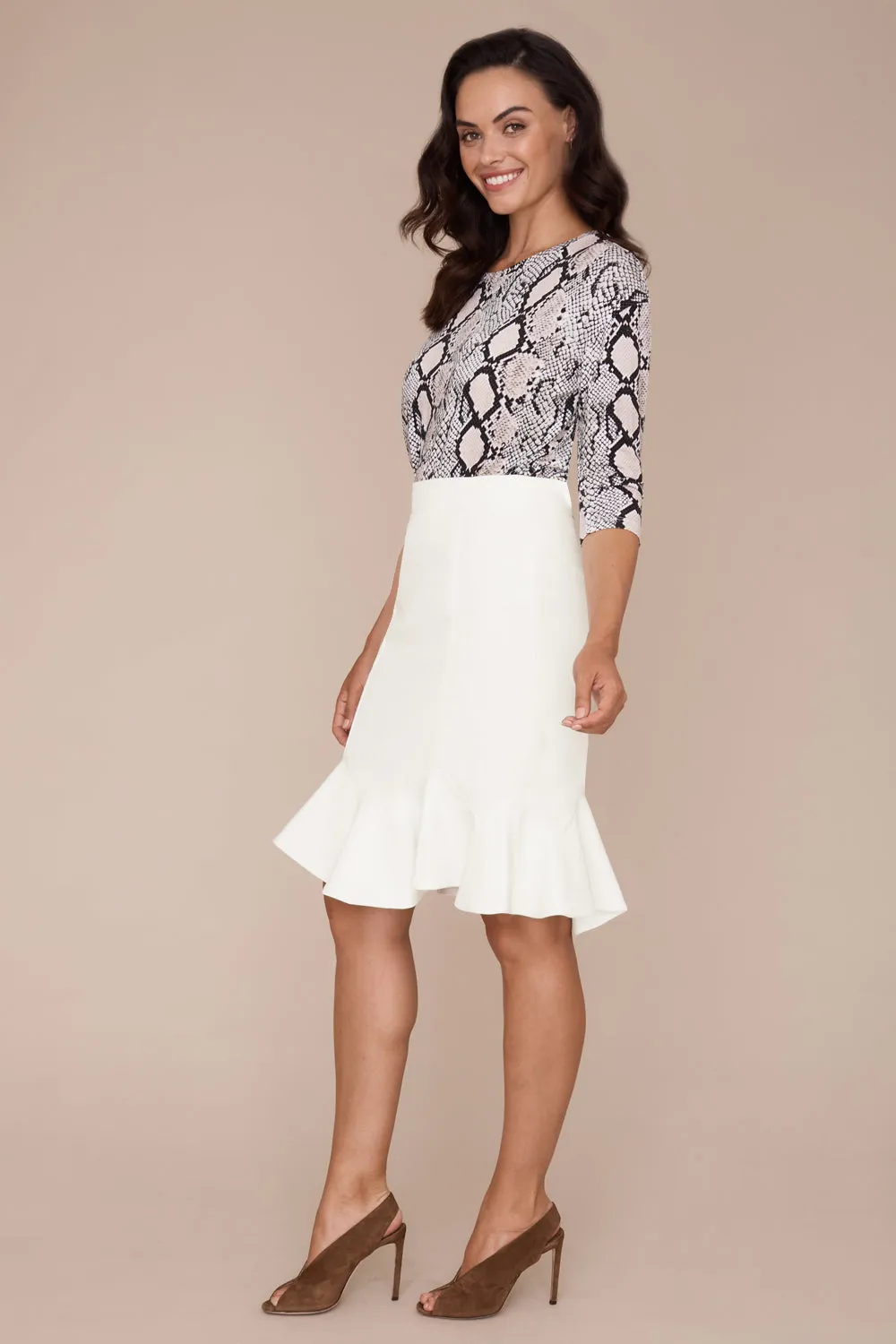 Goldie Skirt - Castle Stretch: FINAL SALE