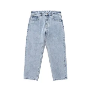 Goodies Sportive - Wide Leg Stone Washed Jeans - Denim