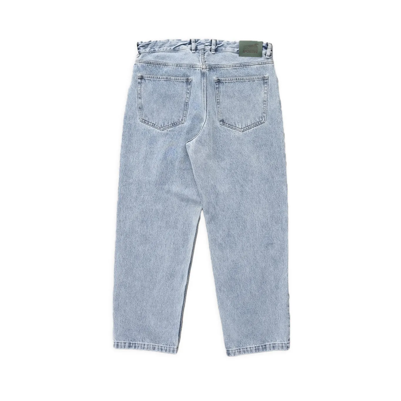 Goodies Sportive - Wide Leg Stone Washed Jeans - Denim