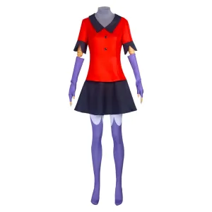 Hazbin Hotel Vaggie TV Character Red Suit Cosplay Costume Outfits Halloween Carnival Suit