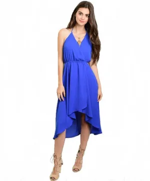 High Low Halter Dress