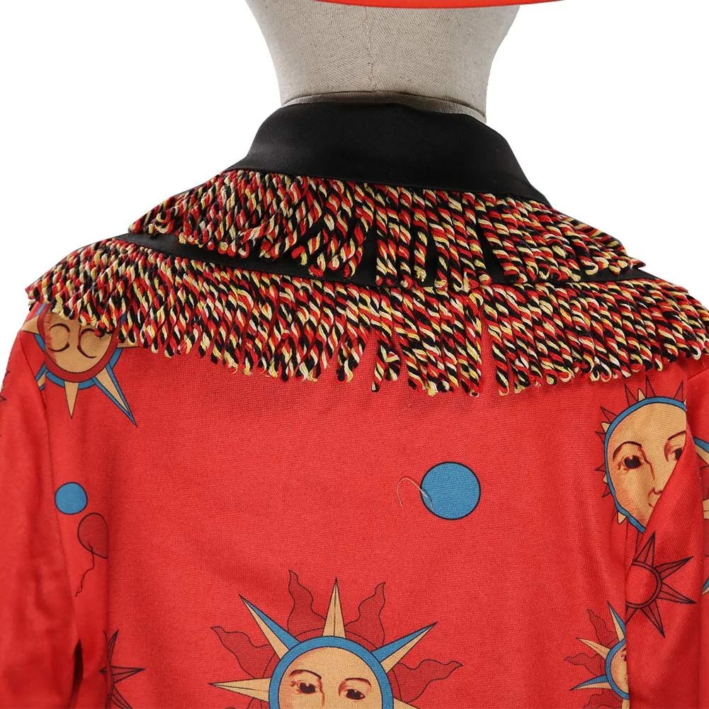 Hocus Pocus Halloween Carnival Suit Dani Dennison Cosplay Costume Kids Children Girls Skirt Hat Outfits