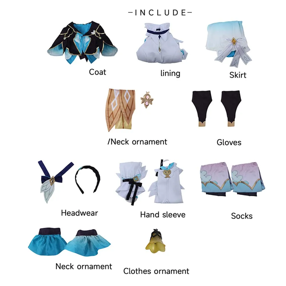 Honkai: Star Rail Firefly Game Character Cosplay Costume Outfits Halloween Carnival Suit