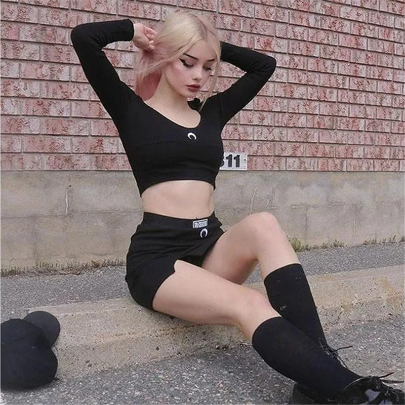 [@id0lls ] "MOON FASHION" LONG SLEEVE / SKIRT SUIT N111008