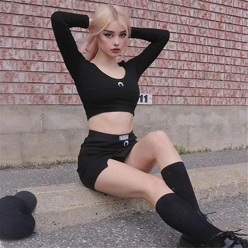 [@id0lls ] "MOON FASHION" LONG SLEEVE / SKIRT SUIT N111008
