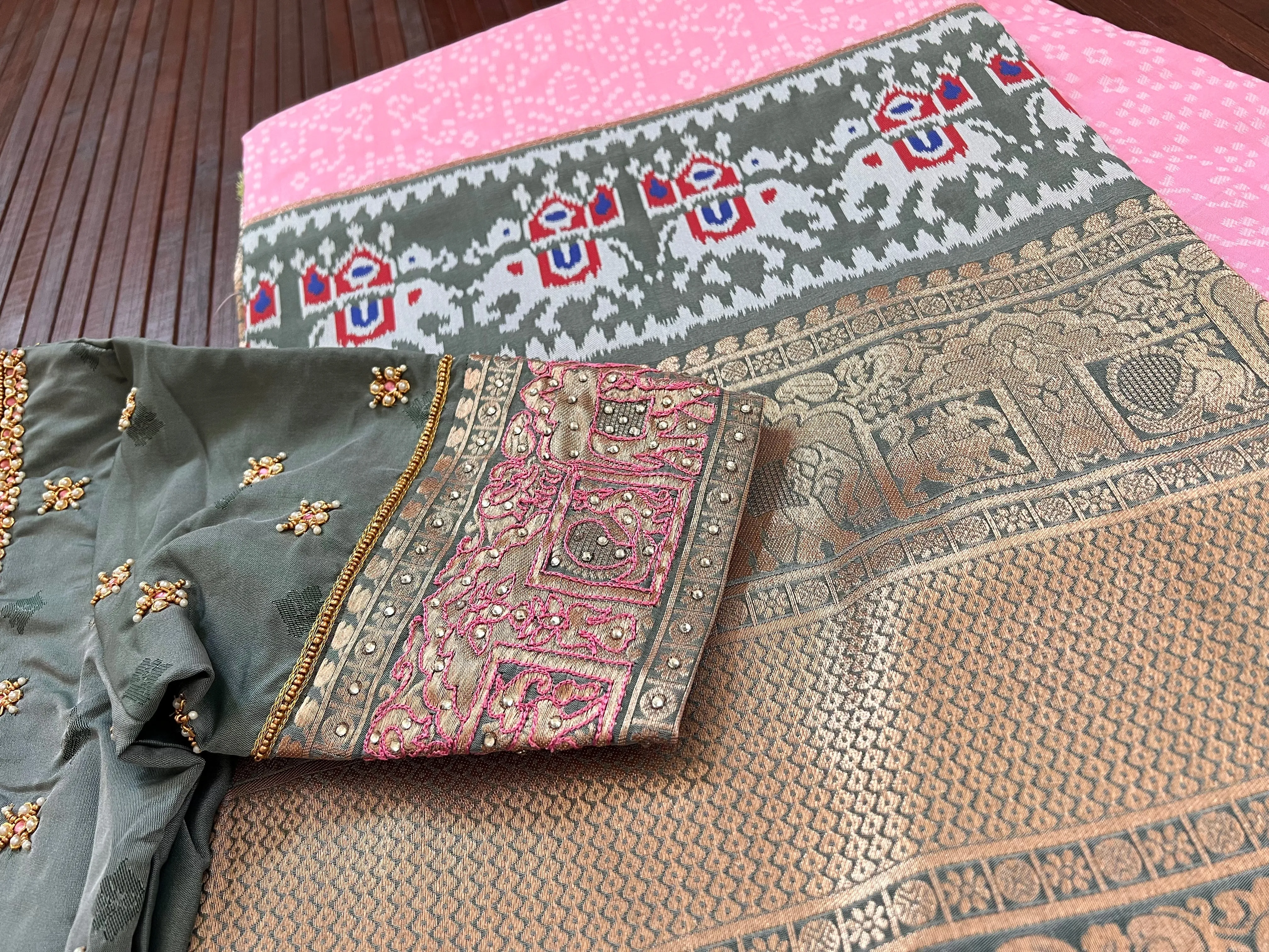 Ikkath Banaras Saree
