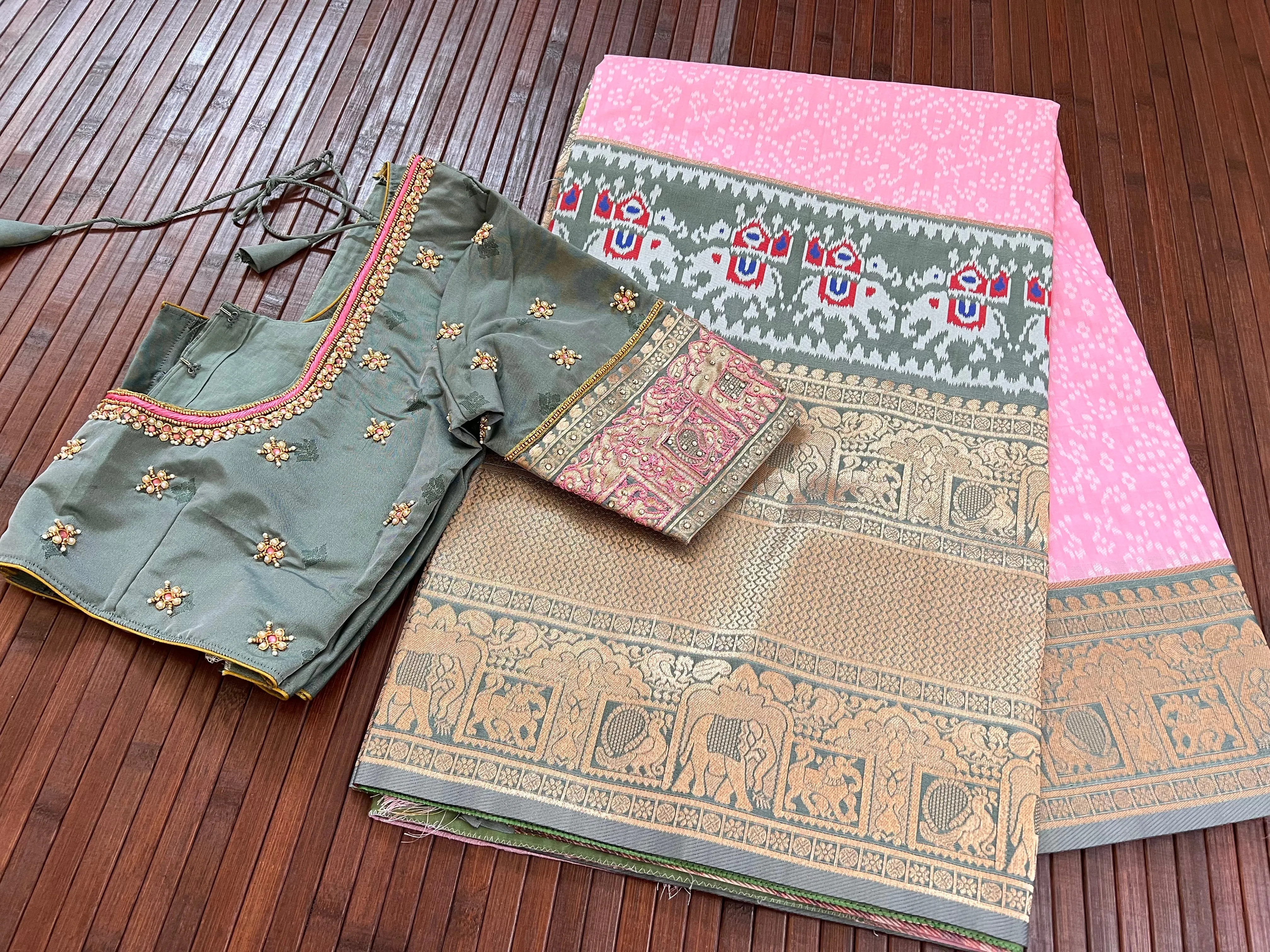Ikkath Banaras Saree