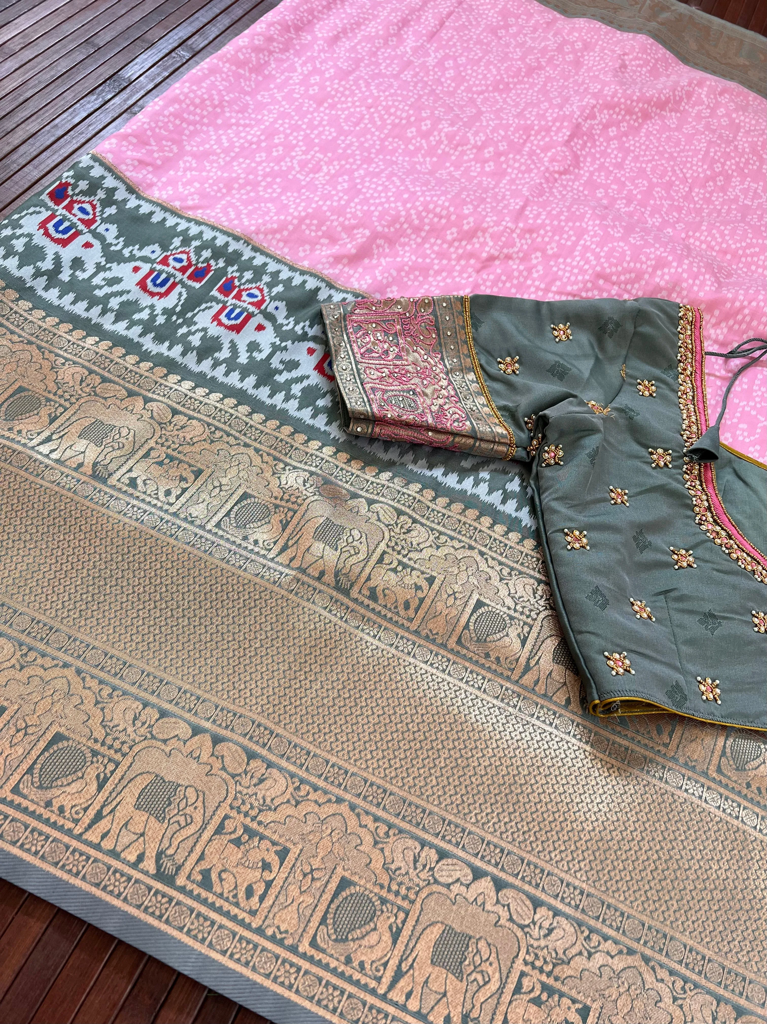 Ikkath Banaras Saree