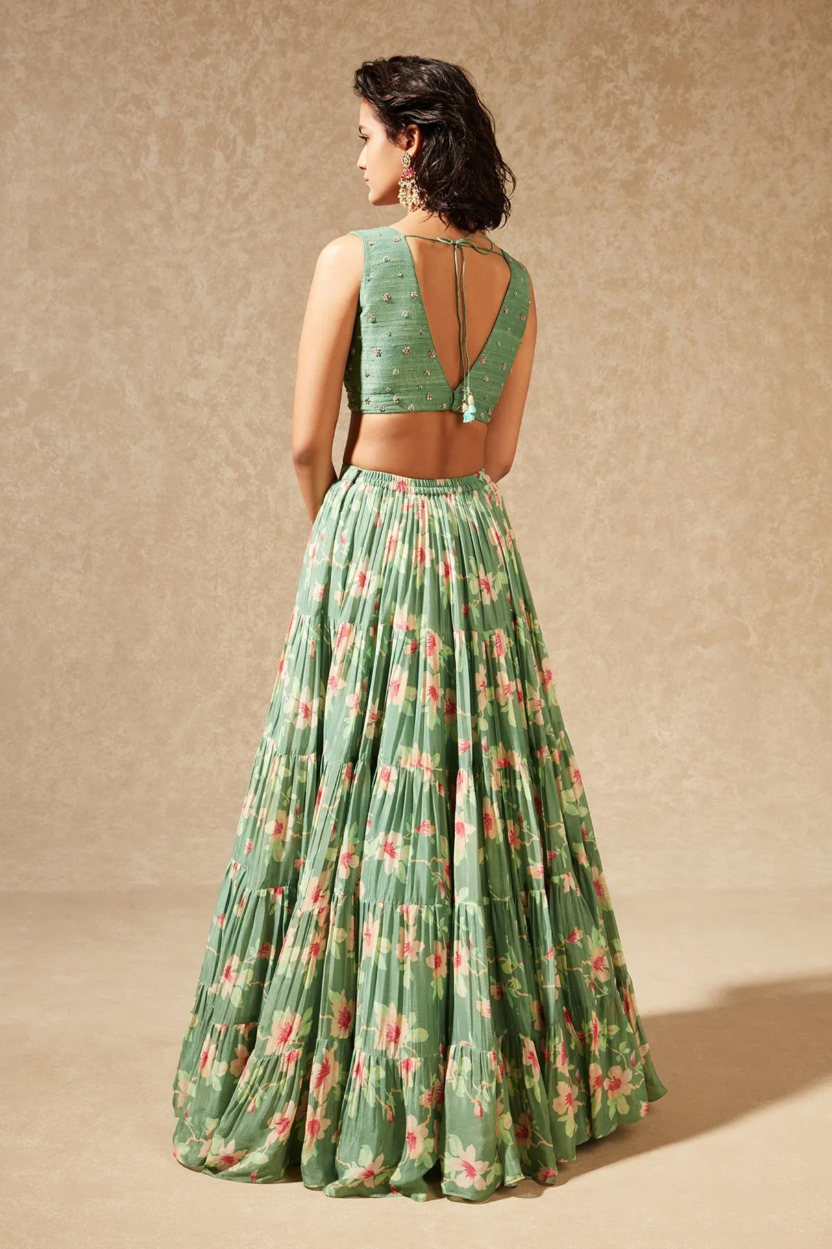 IZUMI TIERED SKIRT