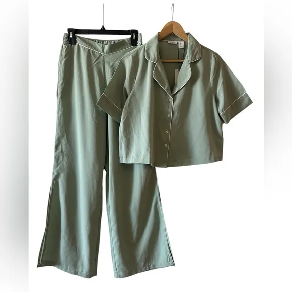 Jason Wu  Sage Satin Pajama Set