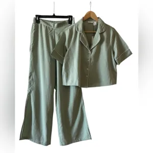 Jason Wu  Sage Satin Pajama Set
