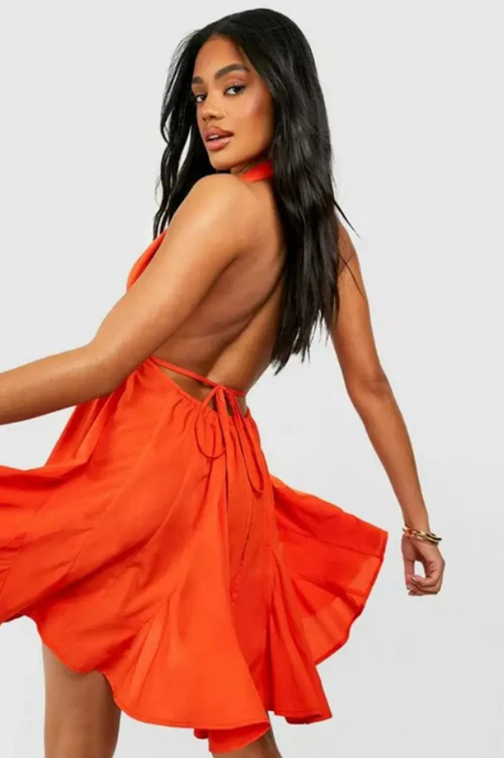 Jolly Orange Dress