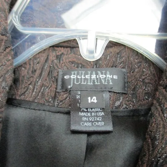 Juliana Collezione Suit Jacket Skirt Mied Sizes