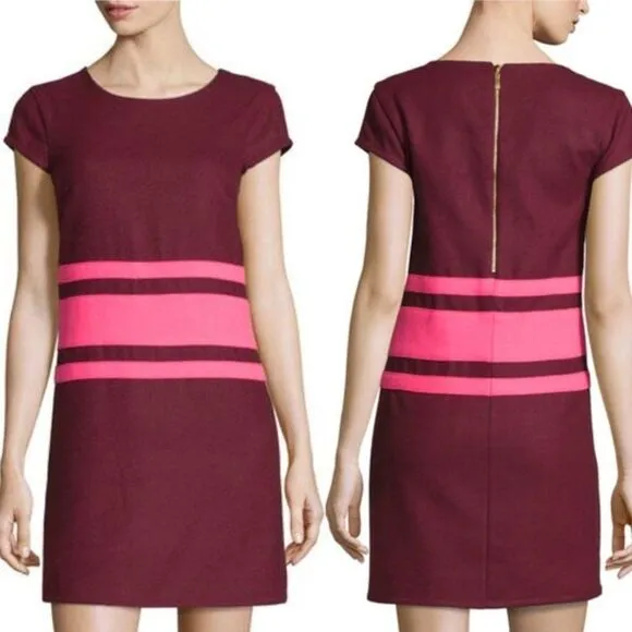JULIE BROWN Neiman Marcus ColorBlock Dress 8 M NWT
