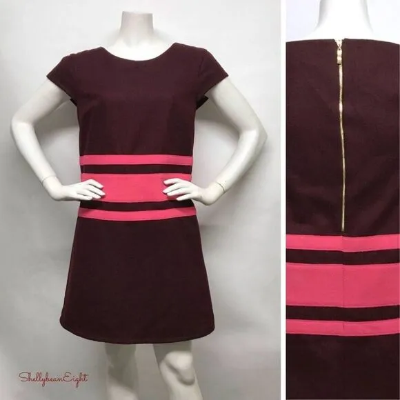 JULIE BROWN Neiman Marcus ColorBlock Dress 8 M NWT