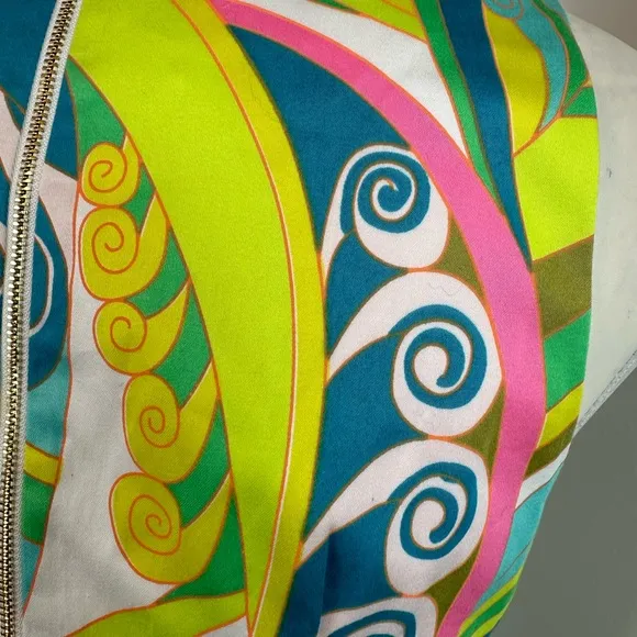 JULIE BROWN NYC Sleeveless Neon Shift Summer Dress | Size 2