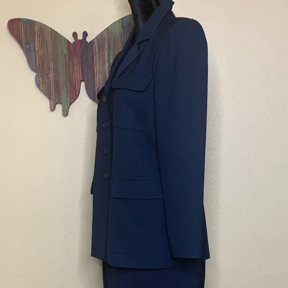Kasper 4 Button Skirt Suit