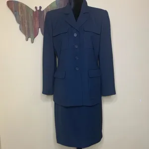 Kasper 4 Button Skirt Suit