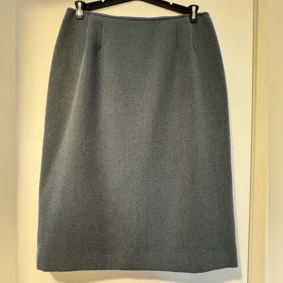 Kasper Blue Blazer &amp; Skirt Suit 2-Piece Set Women's Size 14