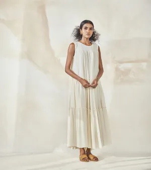Khara Kapas  I  Detroit White Lily Bouque Dress