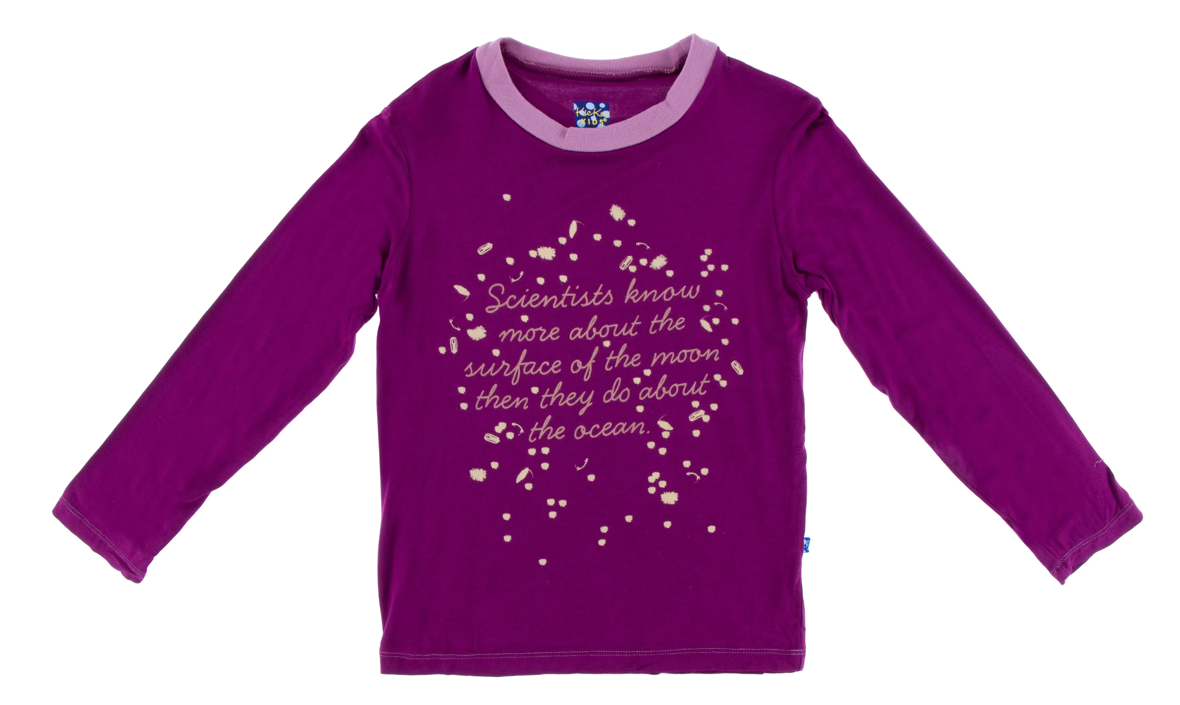 KicKee Pants Melody Bioluminescence L/S Piece Print Easy Fit Tee