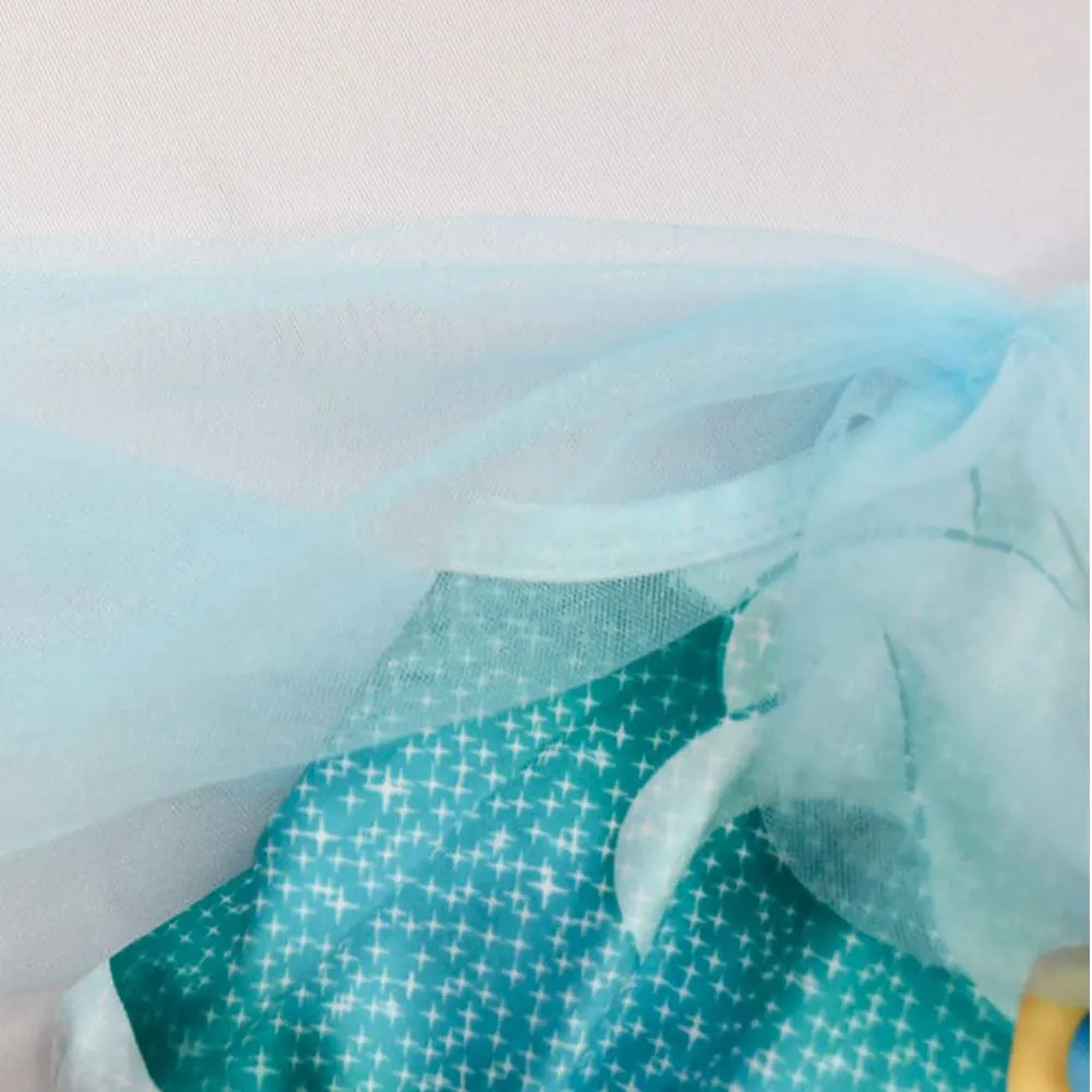 Kids Girls Jasmine Cosplay Costume Dress Skirt  Halloween Carnival Suit